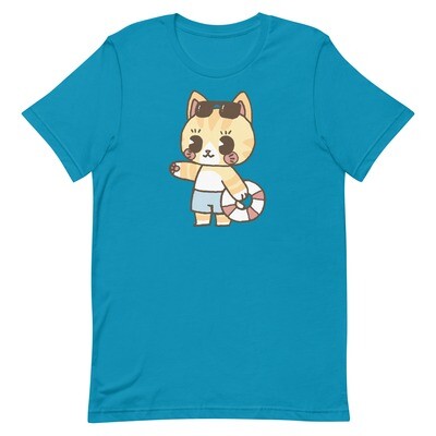 T-Shirt: Beach Cat (Unisex)
