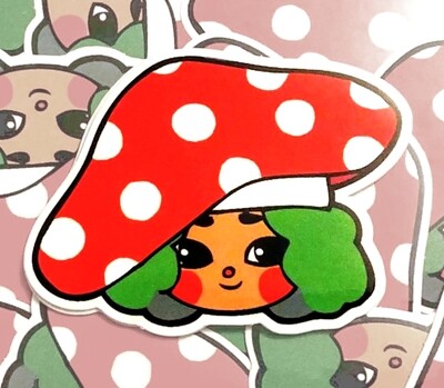 Sticker: Mushroom Girl