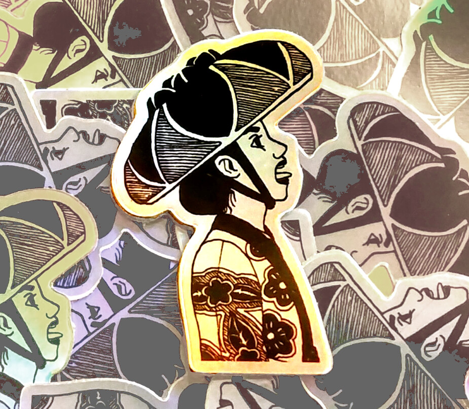 Sticker: Holographic Shimanchu Scream