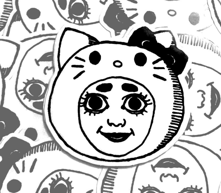 Sticker: Salutations Kitty