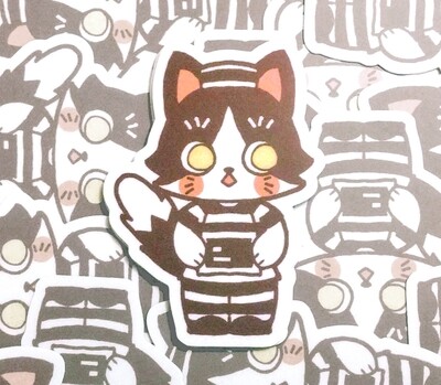 Sticker: Prisoner Cat