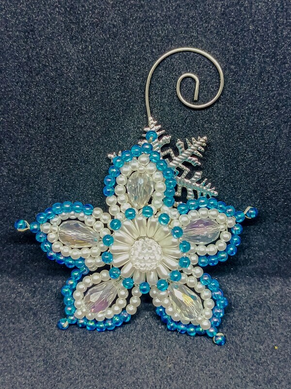 Tembleque  Mode 2024 - Tree ornaments - Light Blue and White