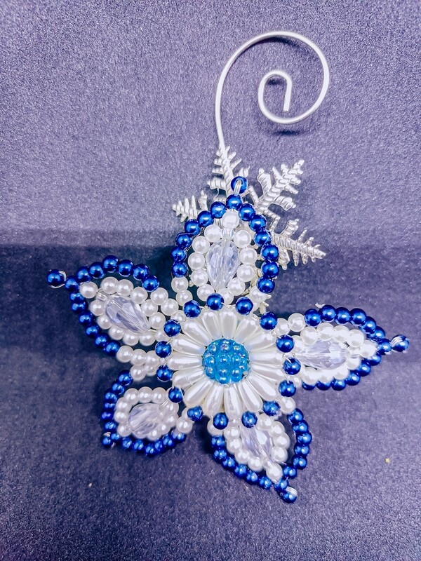 Tembleque  Mode 2024 - Tree ornaments - Blue and White