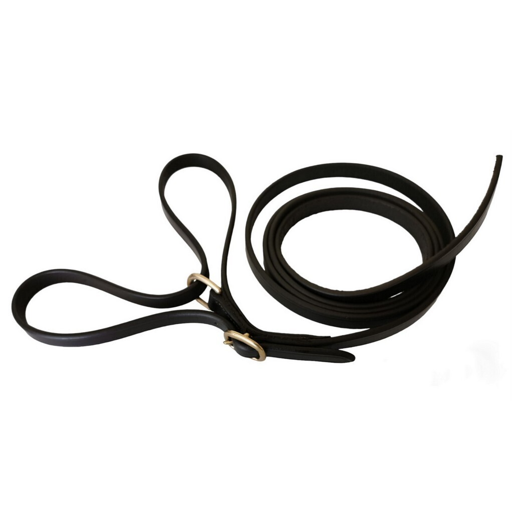 In-Hand butterfly show lead - HAVANA Brown - 13mm wide