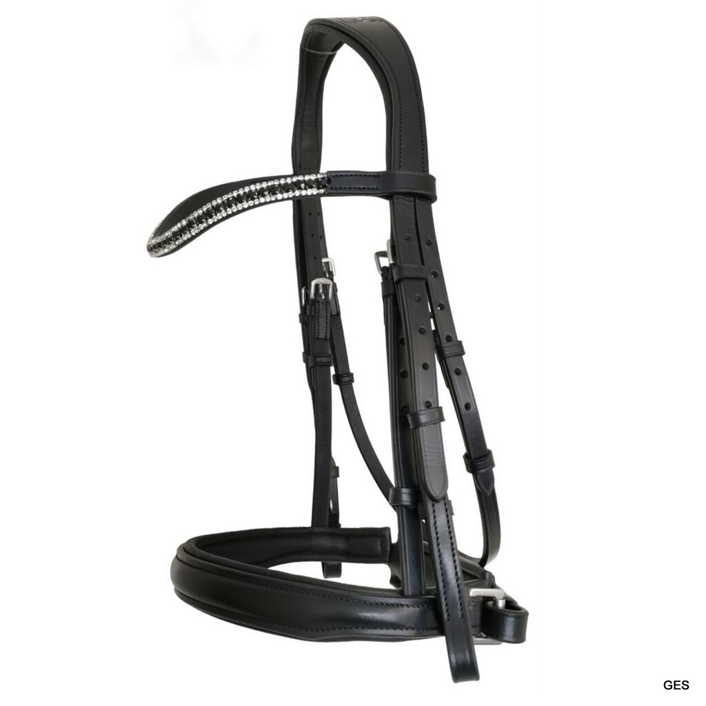 &quot;ONYX&quot; - cavesson bridle with reins - X-FULL