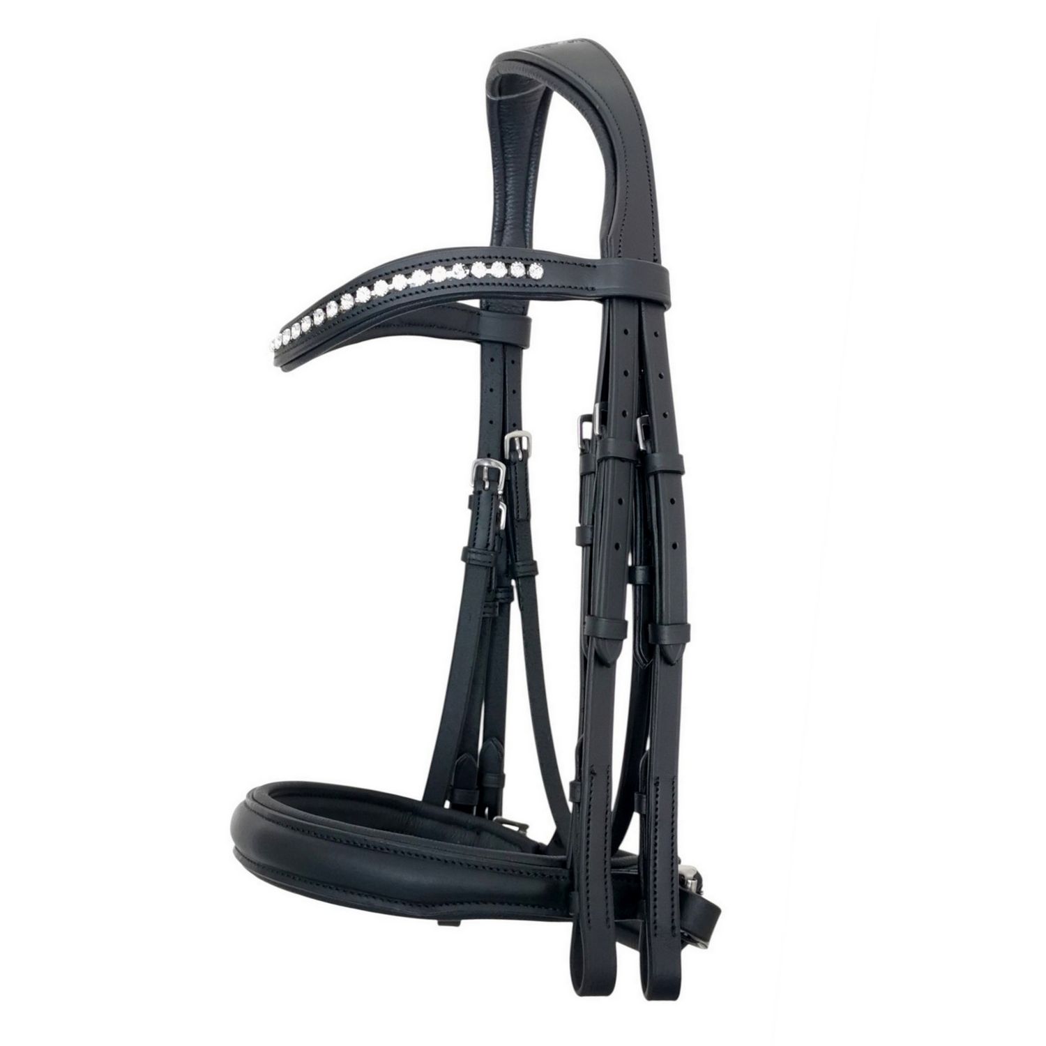 &quot;RENO&quot; Double bridle with reins