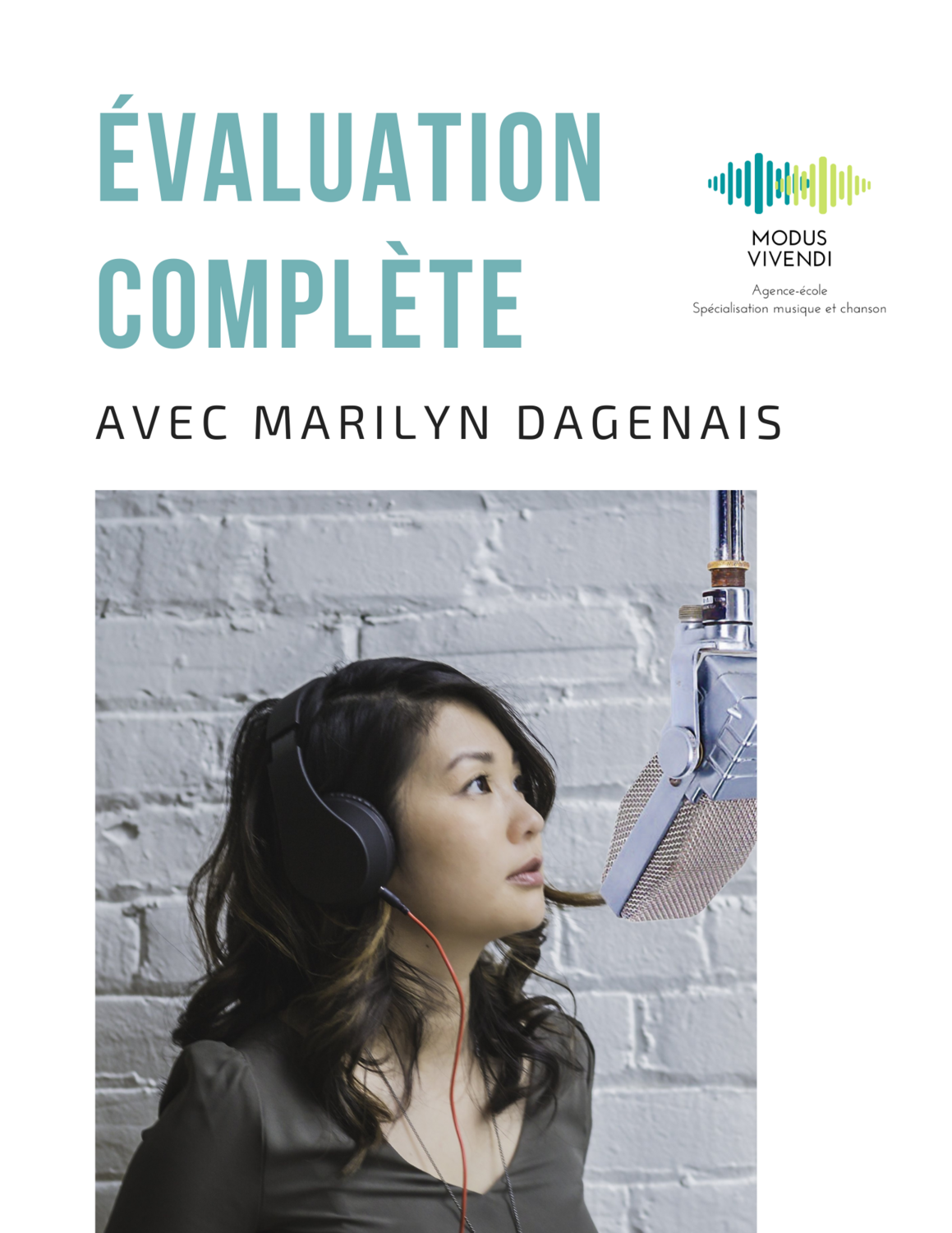 Évaluation complète avec Marilyn La Prof de Chant