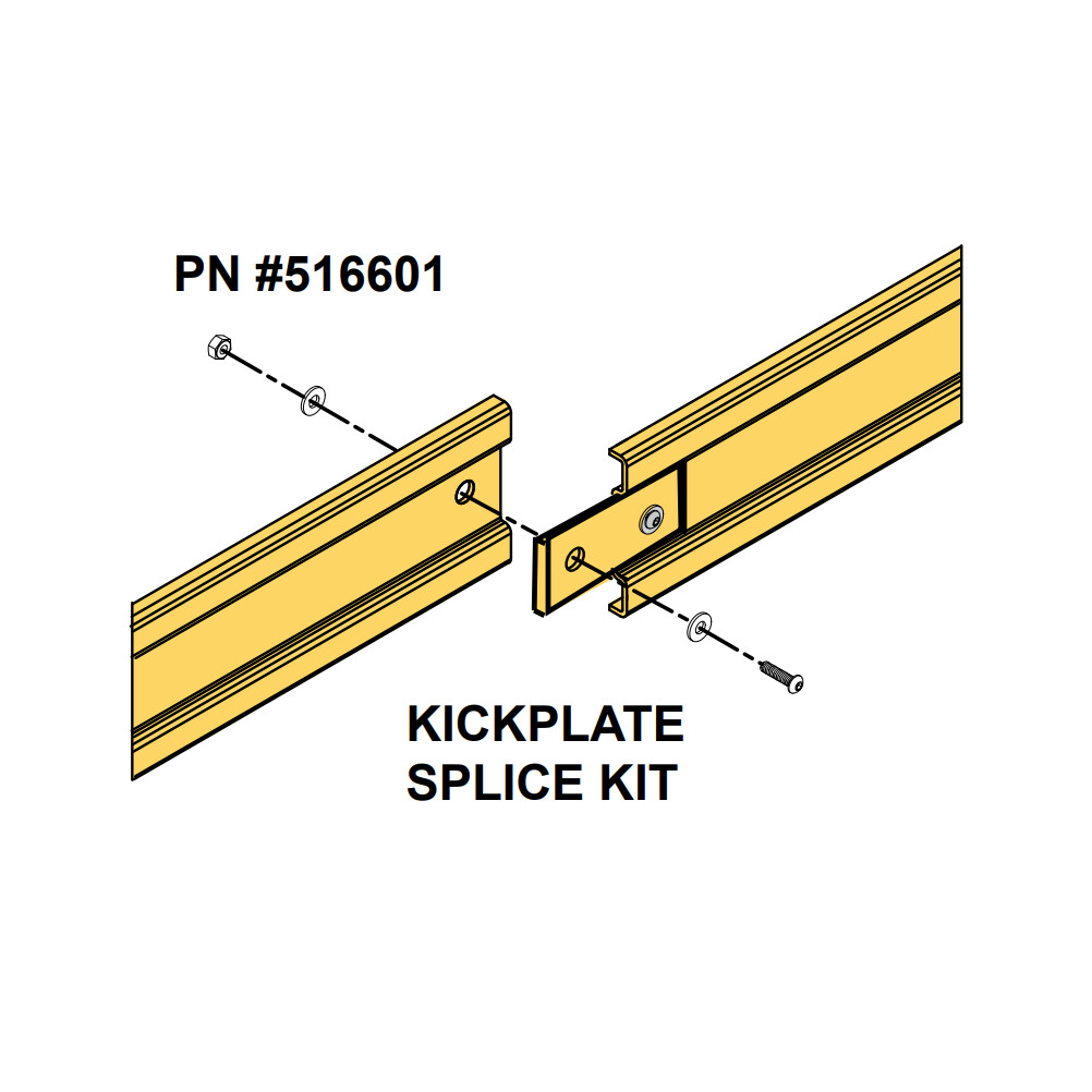 Handrail Kickplate, ISOFR Resin