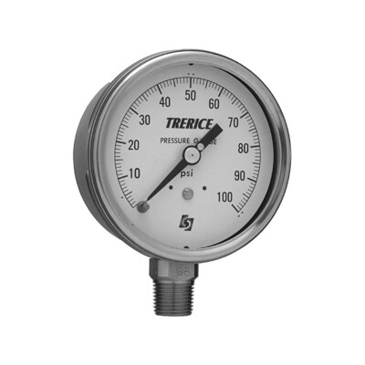 Model 700LFSS Compound Gauge 4" - Stainless Steel Tube