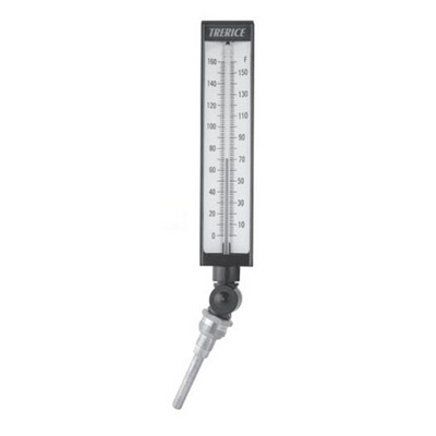 Adjustable Angle Thermometer, BX9 Series 9" - Aluminum Stem