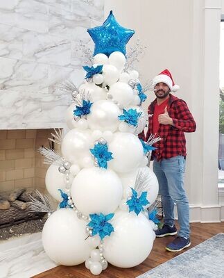 Christmas tree balloon