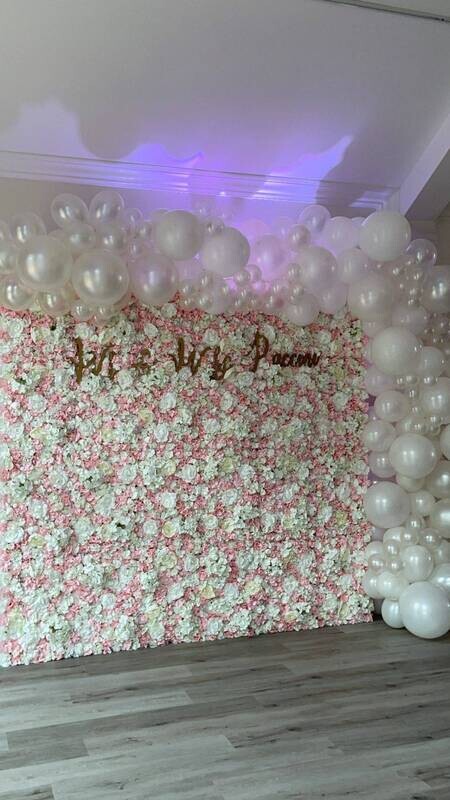 Flower Wall Entrance