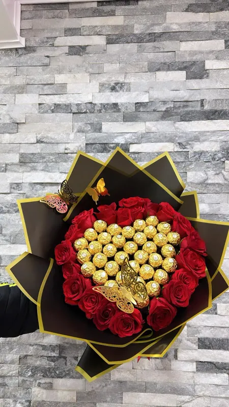 Ferrero Rosette Romance Bouquet