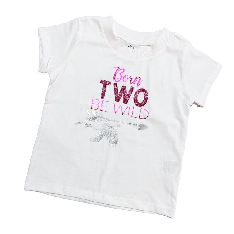 Born Two Be Wild Tee - Size 2
