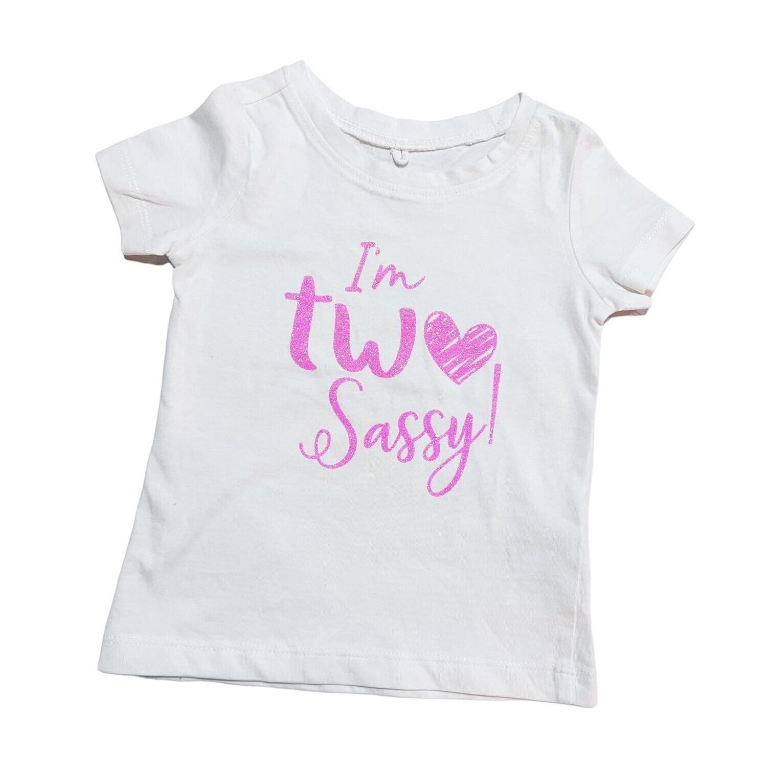 I'm Two Sassy Tee - Size 1