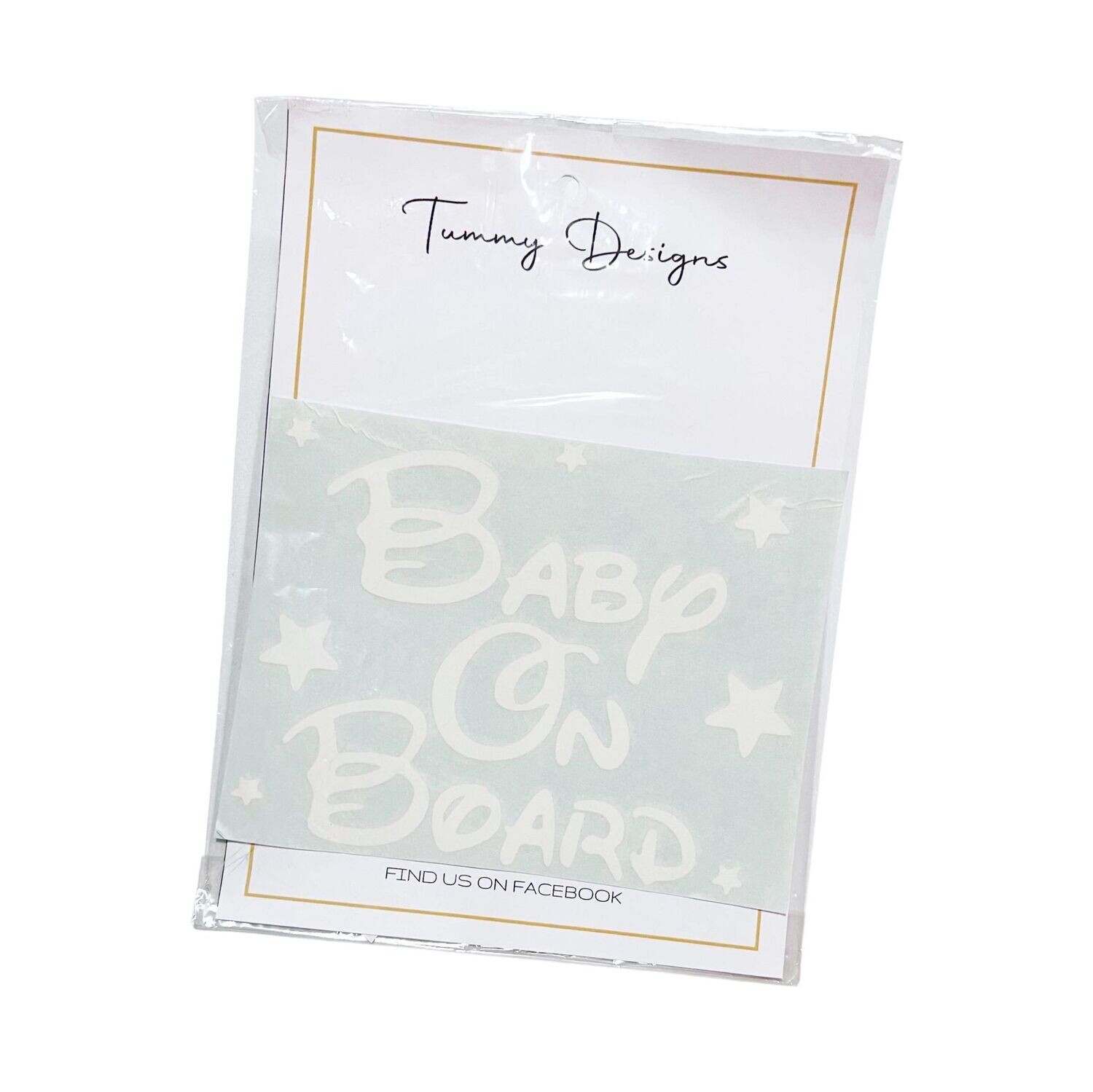 Baby on Board Car Decal 2