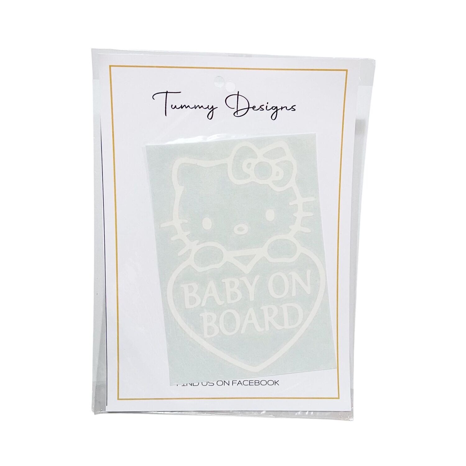 Baby on Board Car Decal 8