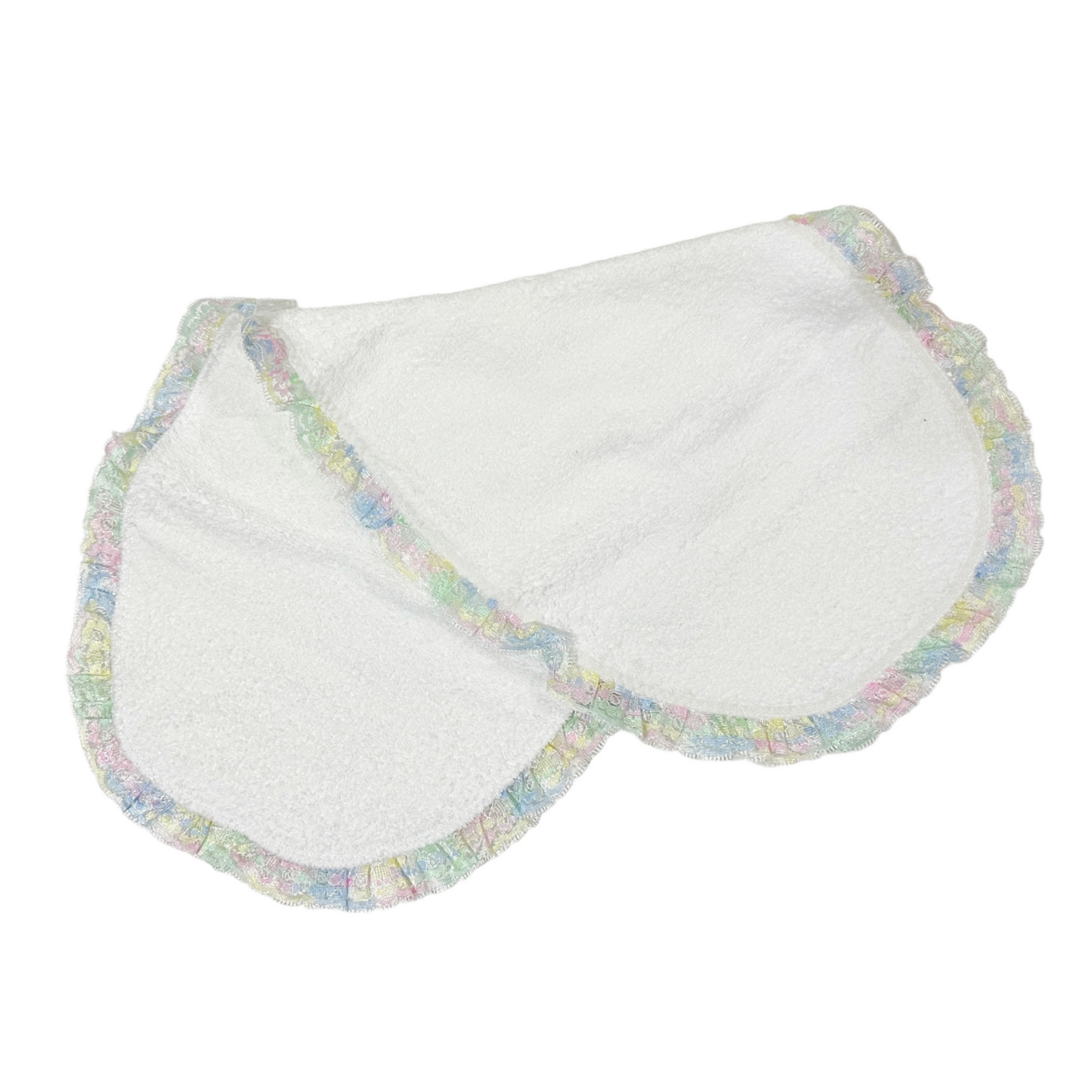 Jumbo Lace Burp Cloths