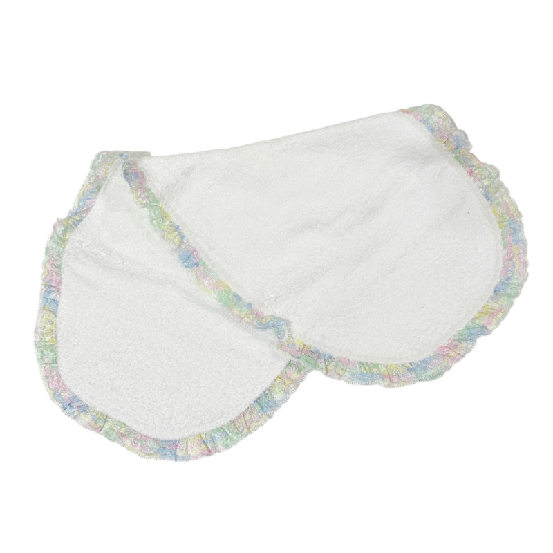 Jumbo Lace Burp Cloths