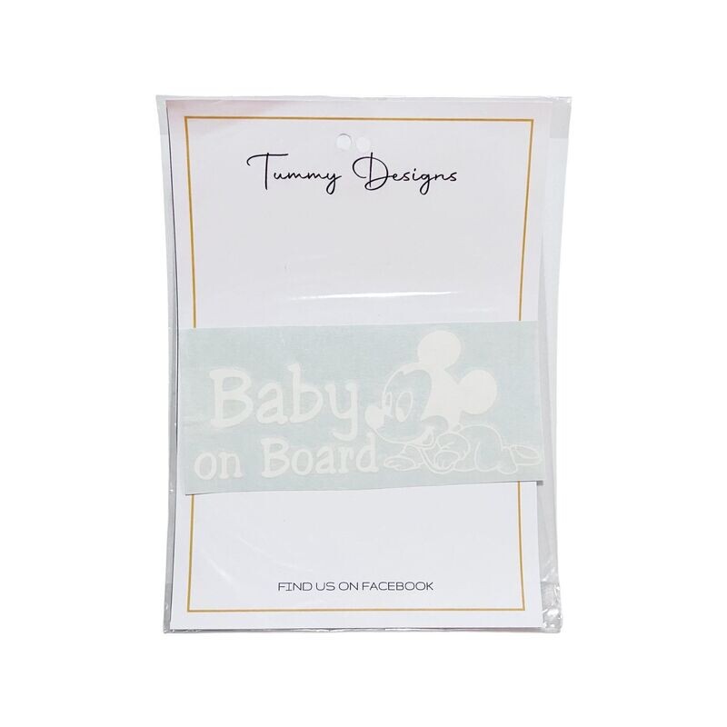Baby on Board Car Decals