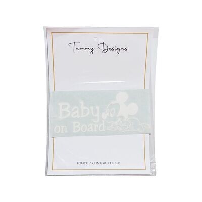 Baby on Board Car Decals