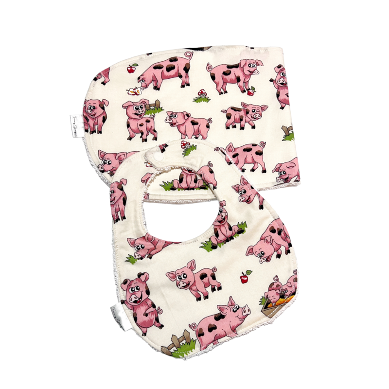 Bib & Burp Set 70