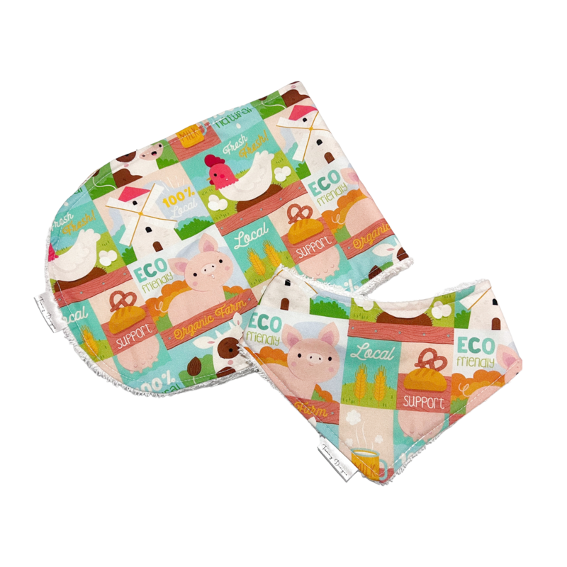 Bib & Burp Set 73
