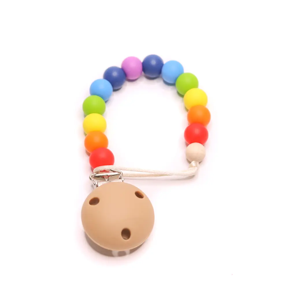 Dummy Clip Silicone – Rainbow Brights