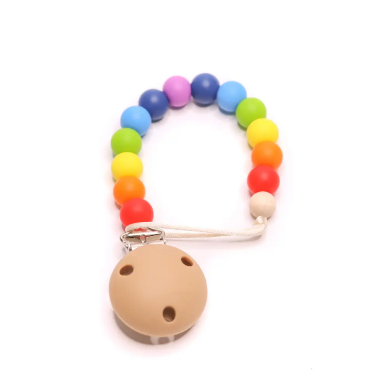 Dummy Clip Silicone – Rainbow Brights
