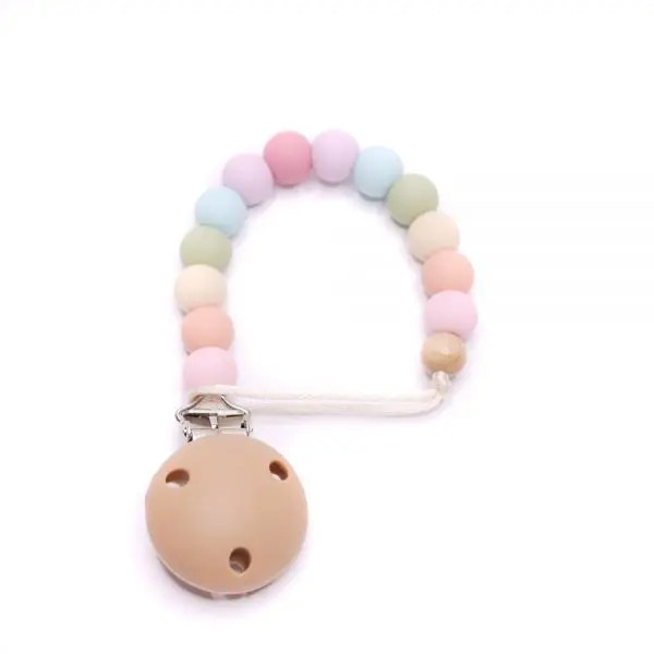 Dummy Clip Silicone – Rainbow Muted