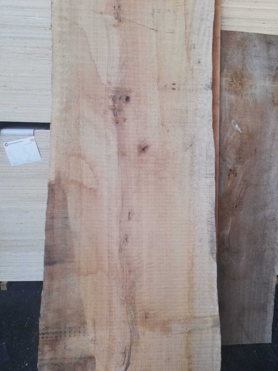 piano in quercia unico pezzo grezzo