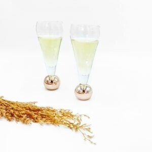 Clinq Stemless Champagne Glasses (Boxed Pair)