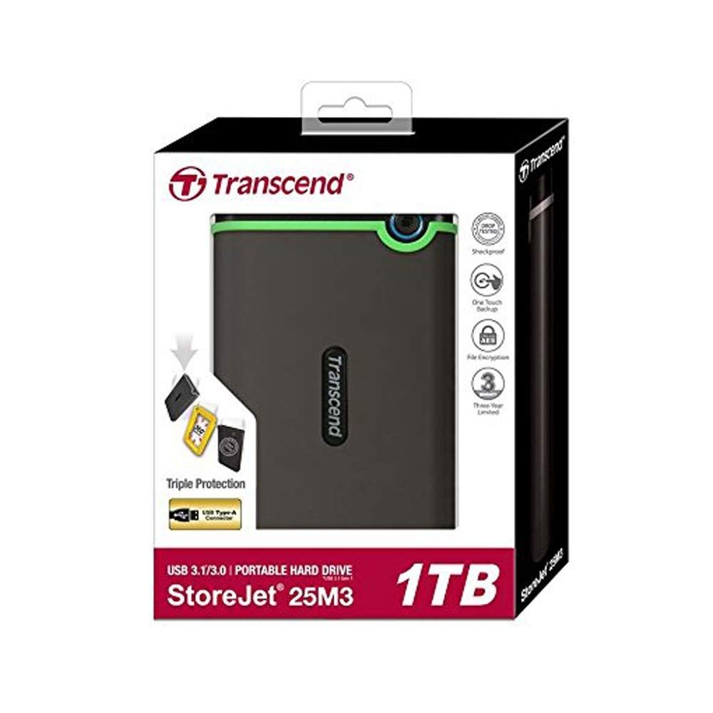 Transcend StoreJet 25M3 Disque dur Externe 1To