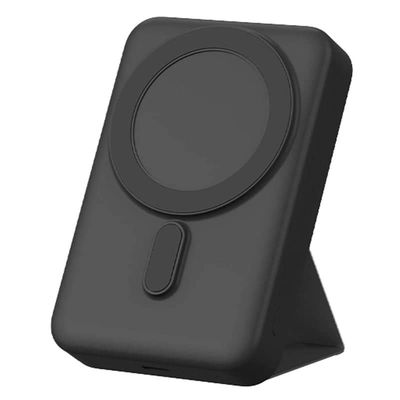 XUNDD XDCH-034 Chargeur sans fil magnétique 10000 mAh avec support Chargeur de téléphone portable - NOIR