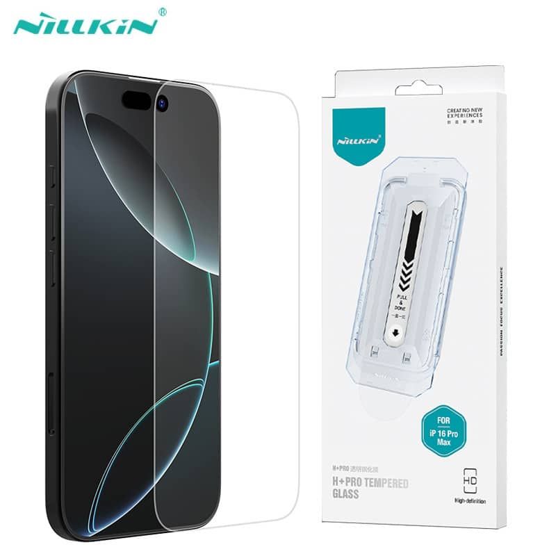Protecteur d&#39;écran en verre trempé anti-explosion Nillkin Amazing H+PRO pour iPhone 16 Pro Max