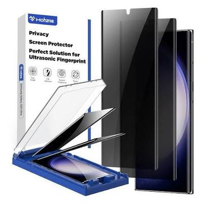 Mohave MagicBox Mounter Film de protection avec filtre de confidentialité (Fumé*)  pour Samsung Galaxy S23 ULTRA