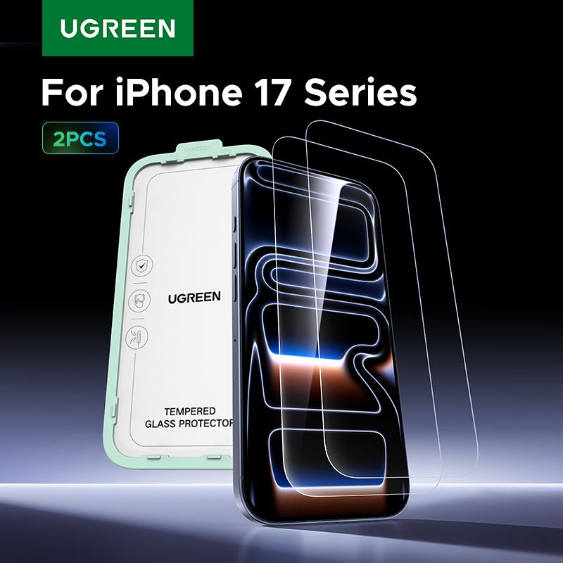 Lot de 2 protections d'écran pour iPhone 17ProMax