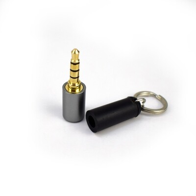 Mic|Bloc - Microphone Blocker. Privacy shield for internal microphones. Made from metal and silicone for 3.5mm audio jack