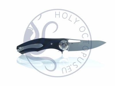 Hellraiser - Taschenmesser - Der Klassiker!  9 cm Spezial-Klinge, Kugellager, Griffschalen in Waffengriffqualität - Schwarz