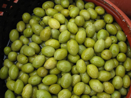 Chalkidiki Green Olives in Brine Colossal (121-140) - 250g