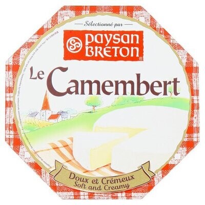 Paysan Breton Le Camembert Cheese 125g - France