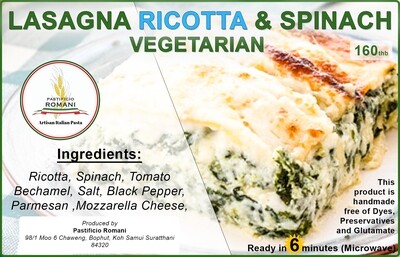Lasagna Ricotta & Spinach