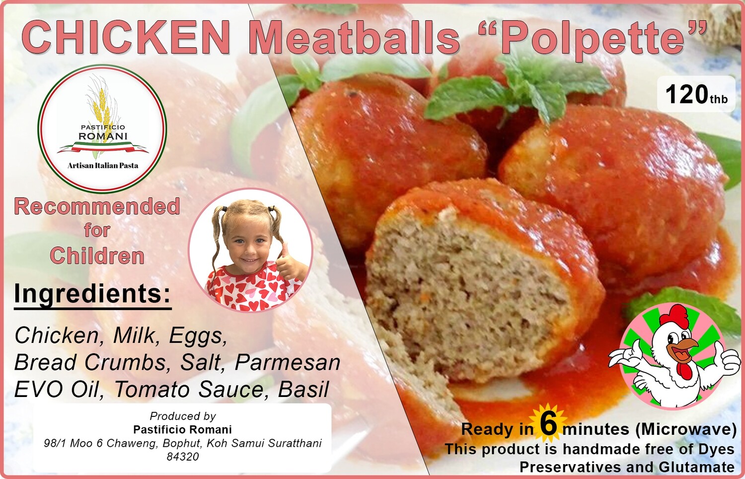 Chicken Meatballs "Polpette"