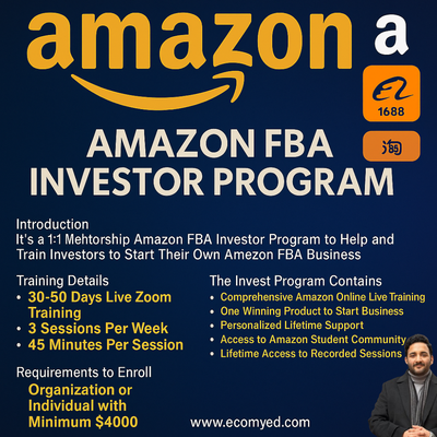1v1 Amazon FBA Online Zoom Training