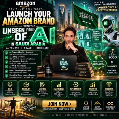 Complete Amazon FBA MPL Brand Launching in Saudi With Ai-Automation (SEATS OPEN ON 23rd October)