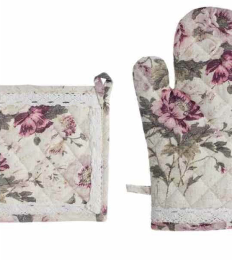 Set guanto e presina Dramma alla scala Blanc e Mariclo