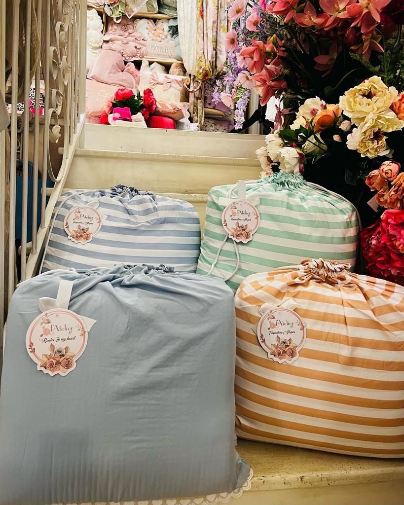 Trapunta Stripes verde