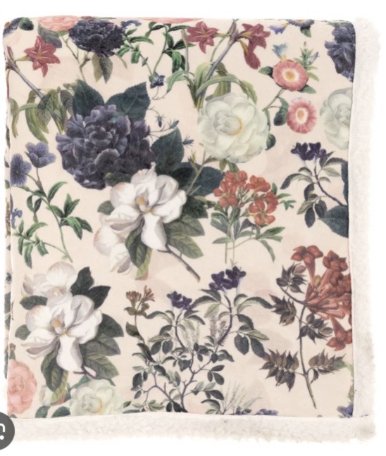 Plaid caldo Secret Garden