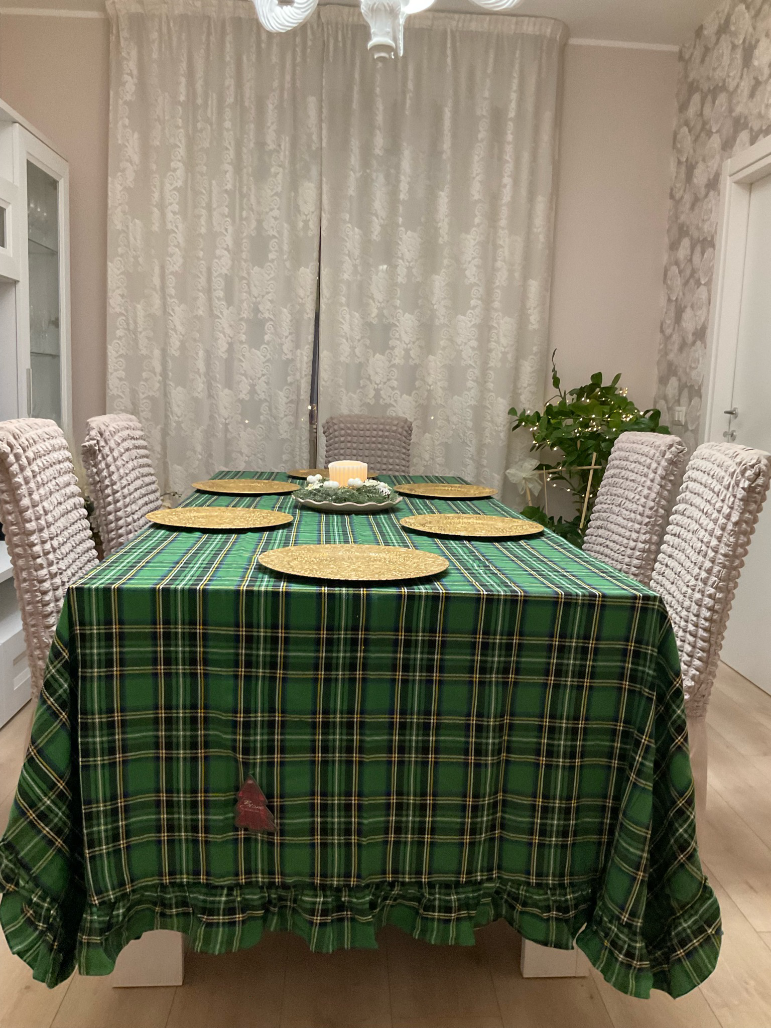 Tovaglia con gala Tartan