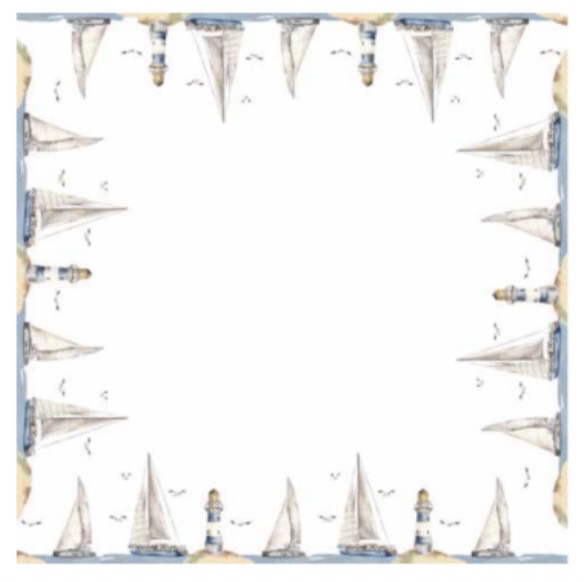 Tovaglia quadrata ISOLA DEL GIGLIO